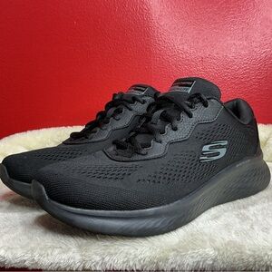 Skechers Black Athletic Shoes